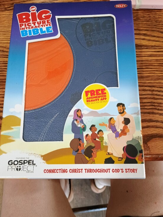 Holy Bible Other - The Big Picture Interactive Bible NKJV for Kids - Blue/Orange